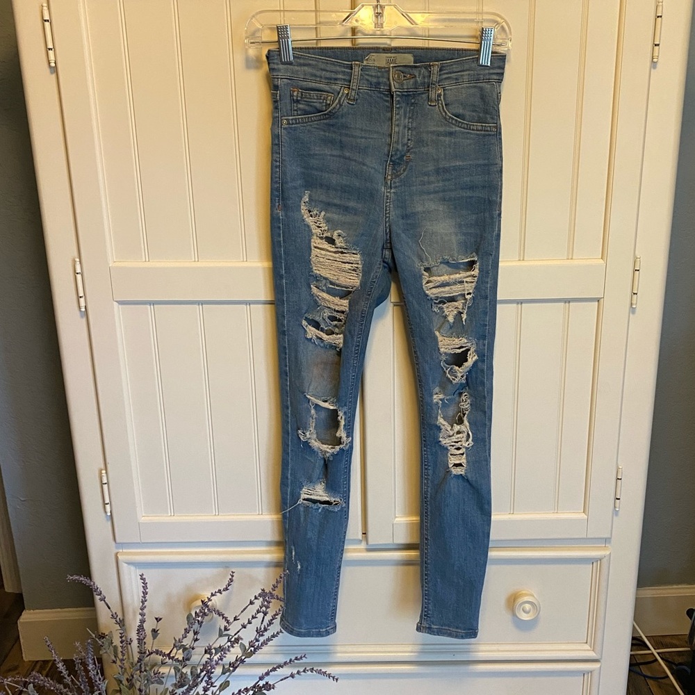 Topshop Moto High Rise Jamie Jean